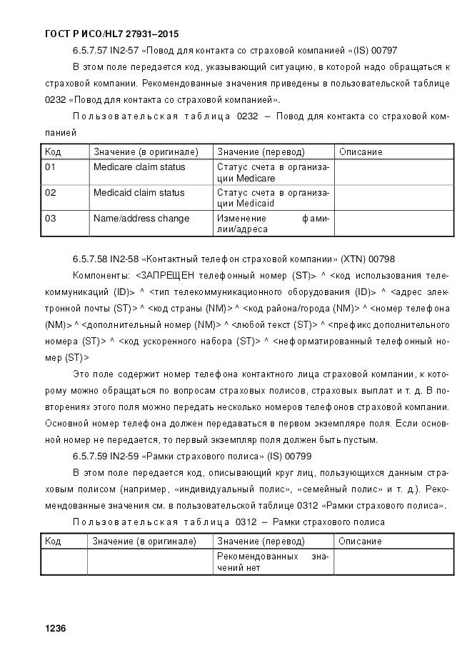 ГОСТ Р ИСО/HL 7 27931-2015, страница 1243